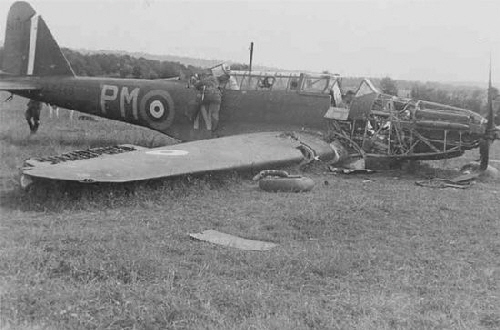 103 Squadron Battle PM N force landed in France May June 1040